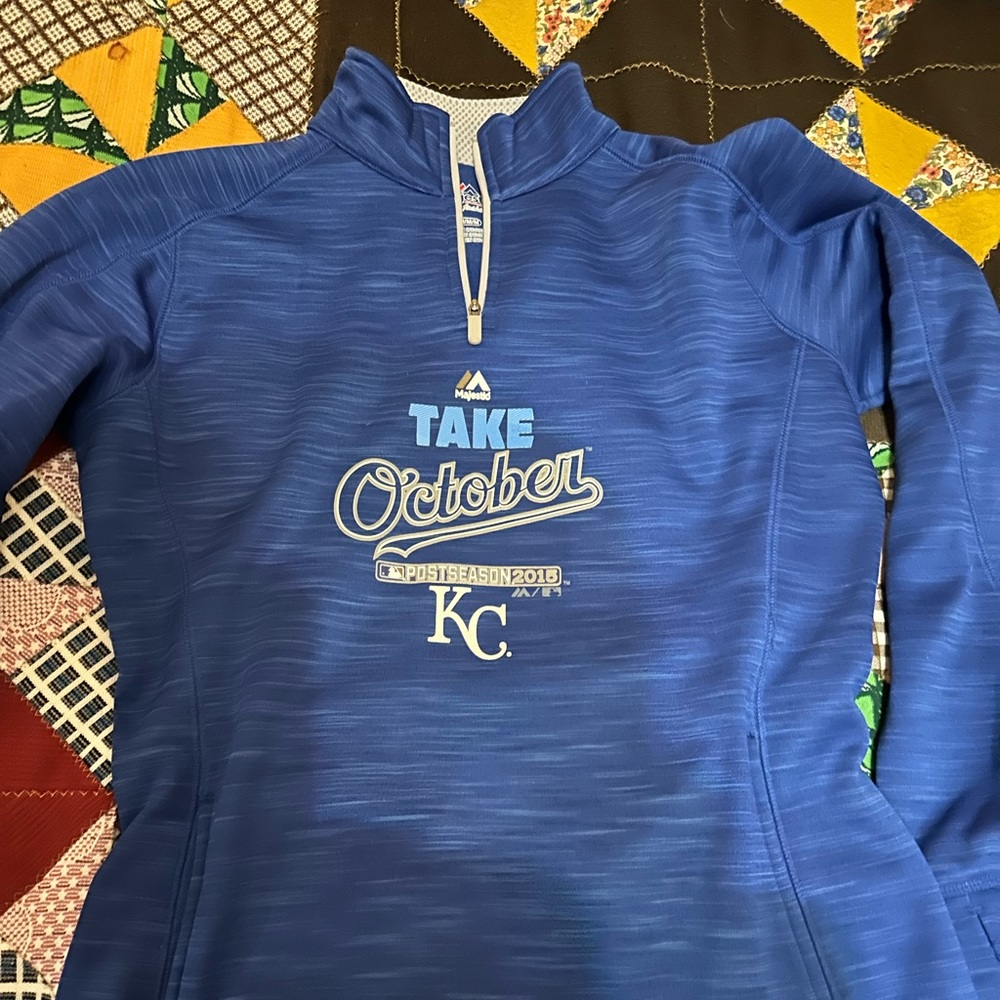 Majestic Kansas City Royals Post Season 2015 official Pullover